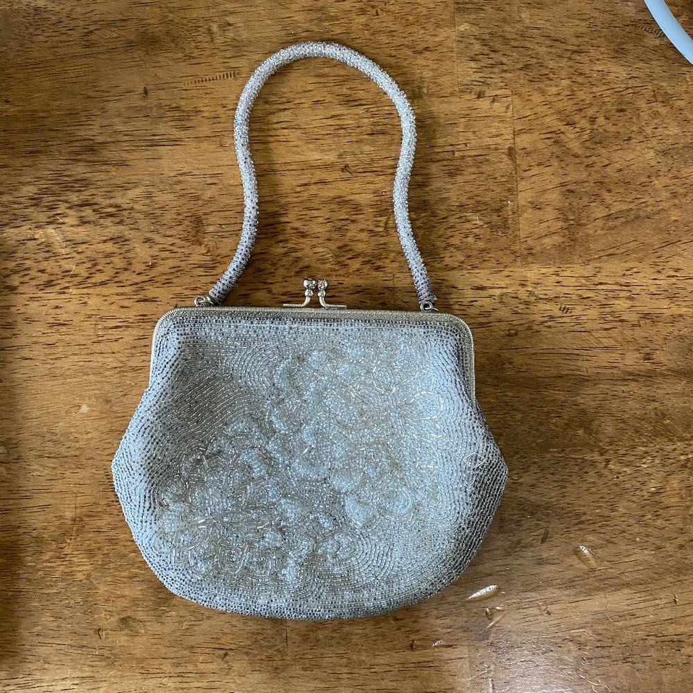 Vintage Silver Evening Bag